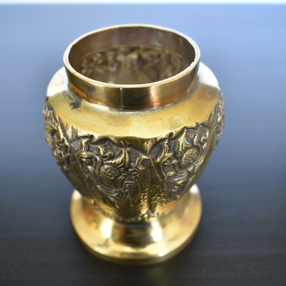 Vintage Brass Container - Picture 5 of 6